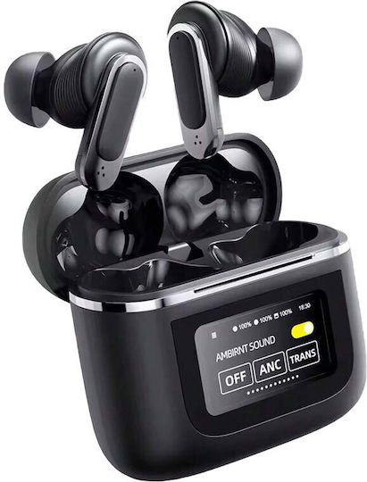 V8 In-ear Bluetooth Handsfree Earphones with Charging Case Black view 1