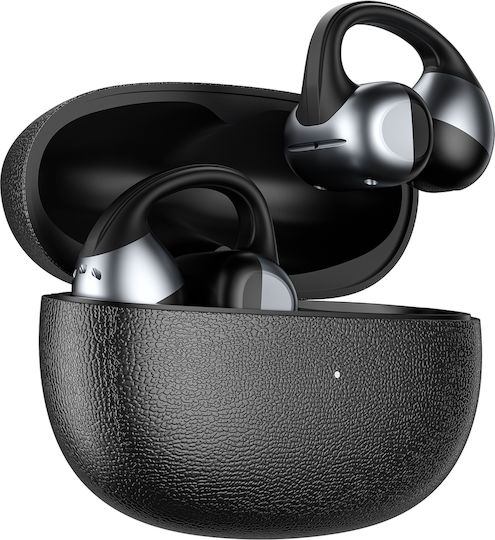 Wiwu O501 Open Ear Bluetooth Handsfree Earphones with Charging Case Black