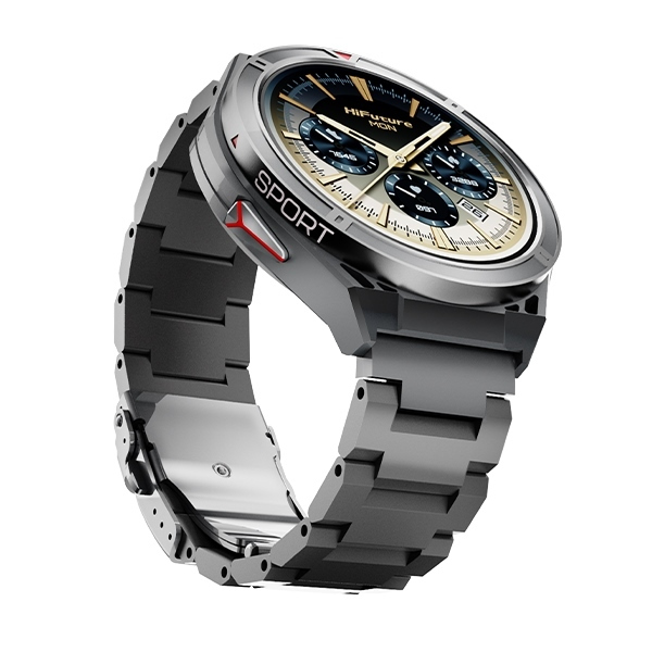 HiFuture Active Waterproof Smartwatch with Heart Rate Monitor (Silver) view 4