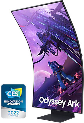 Samsung Odyssey Ark G97NB VA HDR Curved Gaming Monitor 55" 4K 3840x2160 165Hz with Response Time 1ms GTG view 3