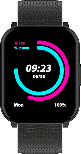 HiFuture Futurefit Pulse Smartwatch with Heart Rate Monitor (Black) view 2