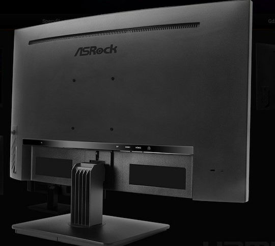ASRock Phantom Gaming PG27QRT1B VA Curved Gaming Monitor 27" QHD 2560x1440 180Hz with Response Time 5ms GTG view 4