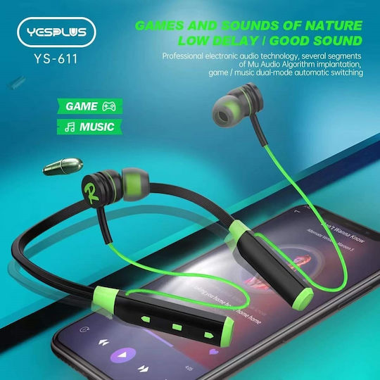 Yesplus YS-611 In-ear Bluetooth Handsfree Earphones Black view 3