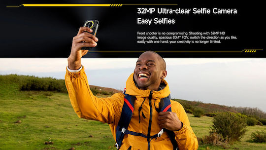 Ulefone Armor Mini 20 Pro 5G Dual SIM (8GB/256GB) Resistant Smartphone Frost Black vue 4