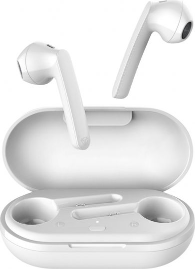 Yenkee YHP 01BT WE Earbud Bluetooth Handsfree Earphones with Charging Case White