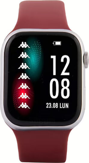 Kappa Kw-p010 Smartwatch with Heart Rate Monitor (Silver) view 1