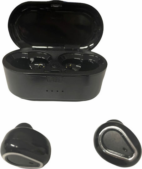 In-ear Bluetooth Handsfree Earphones with Charging Case Black view 4