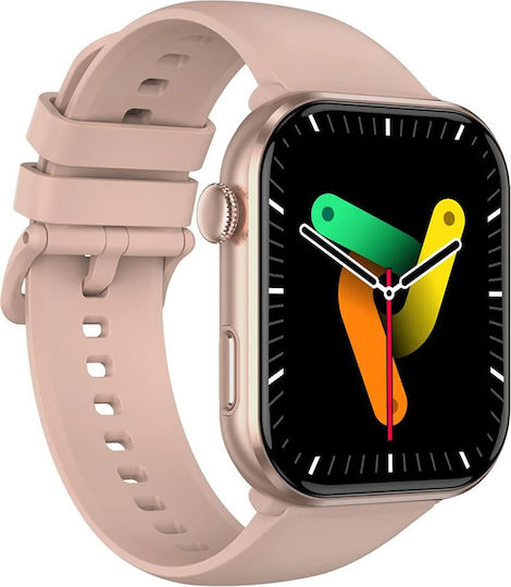BlackView R60 Aluminium 47mm Smartwatch with Heart Rate Monitor (Pink) view 2