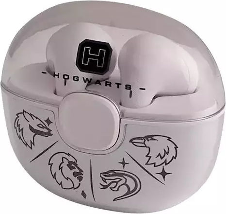 Harry Potter In-ear Bluetooth Handsfree Earphones with Charging Case White view 4
