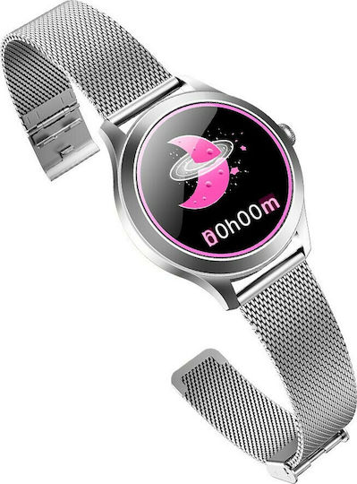 MaxCom Fit FW42 40mm Smartwatch with Heart Rate Monitor (Silver) view 3