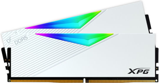 Adata XPG Lancer RGB 32GB DDR5 RAM with 2 Modules (2x16GB) and 6400 Speed for Desktop (AX5U6400C3216G-DCLARWH) Ansicht 2