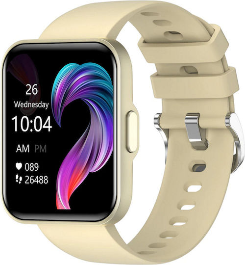 Smartwatch Fitness Bracelet Idealstore Easyapp 24 Sports Modes Fitness Tracker Gps Sports Tracking Heart Rate Blood Pressure Monitoring Weather Forecast Music Player Notifications Call Rejection Silver Color view 1
