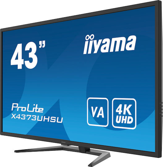 Iiyama Prolite X4373UHSU-B1 VA Monitor 43" 4K 3840x2160 with Response Time 3ms GTG view 8