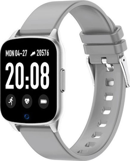 KW17 Smartwatch with Heart Rate Monitor (White)