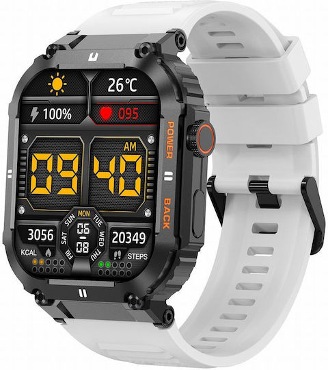 Gravity Gt6-8 42mm Smartwatch with Heart Rate Monitor (Multicolour)