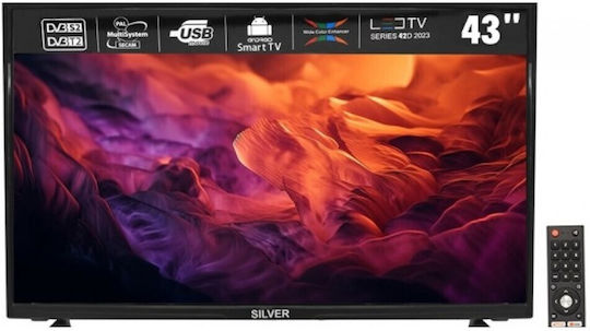 Silver Smart Television 43" Full HD LED SI43D1 (2023)