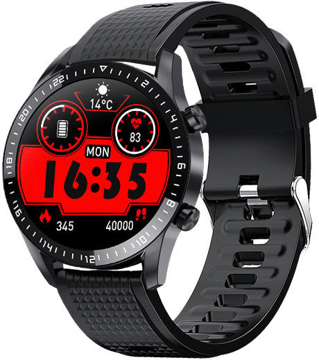 DAS.4 SL13 Smartwatch with Heart Rate Monitor (Black) view 4