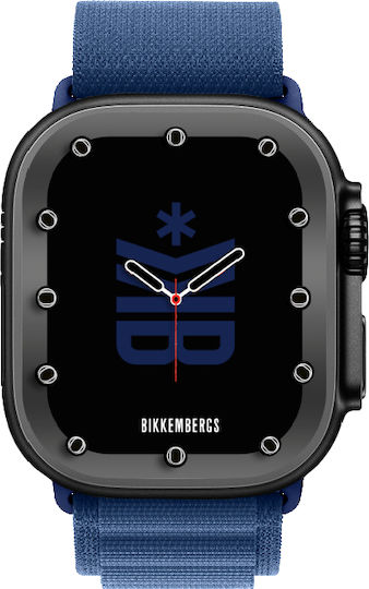 Bikkembergs BK43 Big Smartwatch with Heart Rate Monitor (Blue)