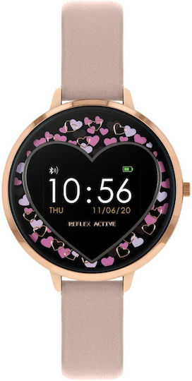 Reflex Active Series 03 Stainless Steel 38mm Smartwatch (Scattered Heart) view 1
