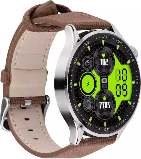 Tracer SMW9 X-Tro 47mm Smartwatch with Heart Rate Monitor (Silver) view 6