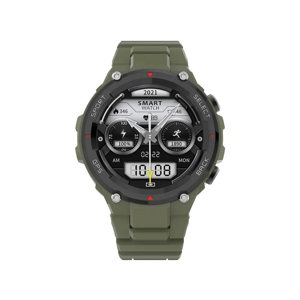 Aluminium Smartwatch with Heart Rate Monitor (Green) view 5
