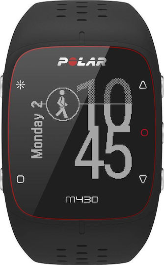 Polar M430 HR 40mm Waterproof Smartwatch with Heart Rate Monitor (Black) view 2