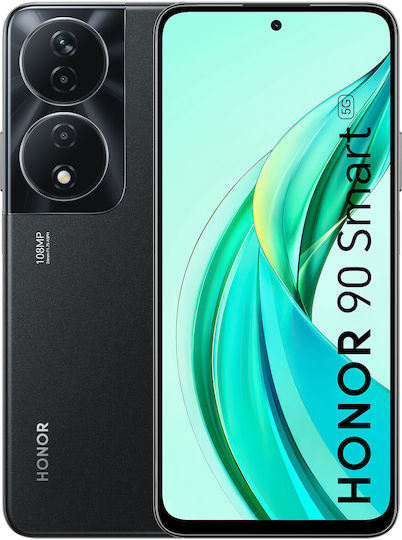 Honor 90 Smart 5G Dual SIM (4GB/128GB) Midnight Black view 1