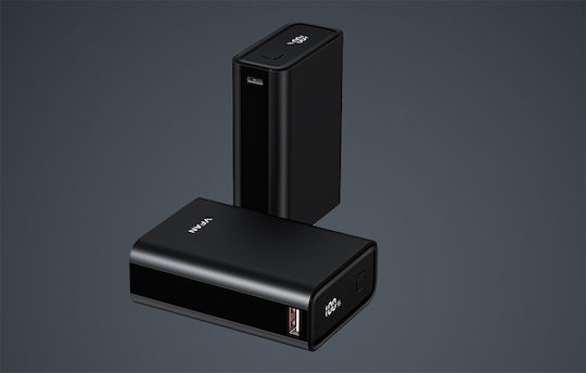 Vipfan F09 Power Bank 20000mAh 22.5W with USB-A Port and USB-C Port Power Delivery Black view 3