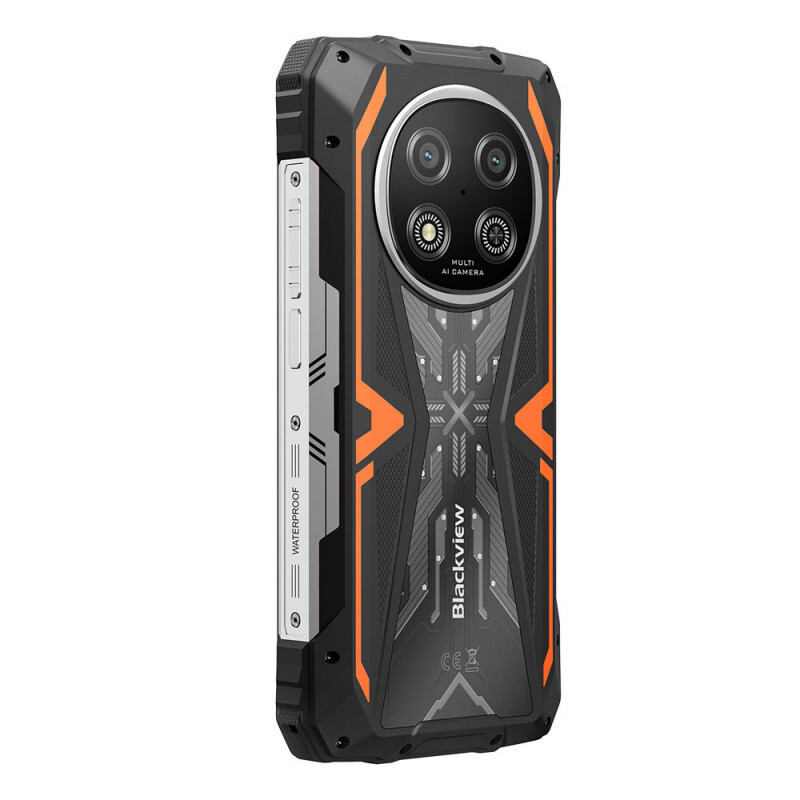 BlackView Rock 2 5G Dual SIM (8/256GB) Rugged Smartphone Orange Ansicht 5