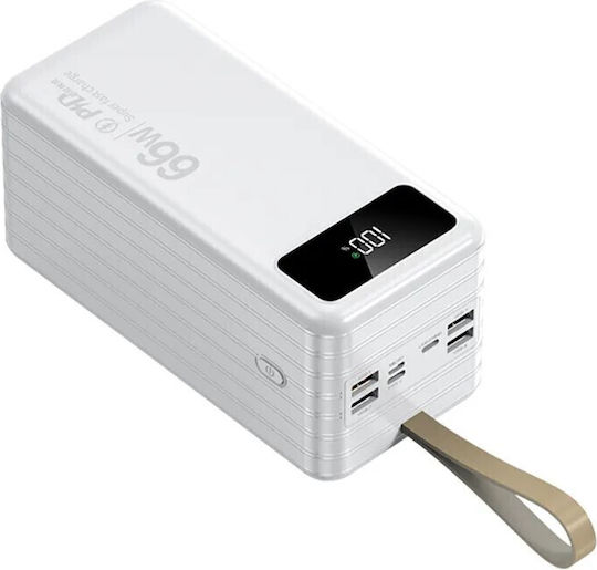 GP860 Power Bank 60000mAh 22.5W with 4 USB-A Ports and USB-C Port White view 2