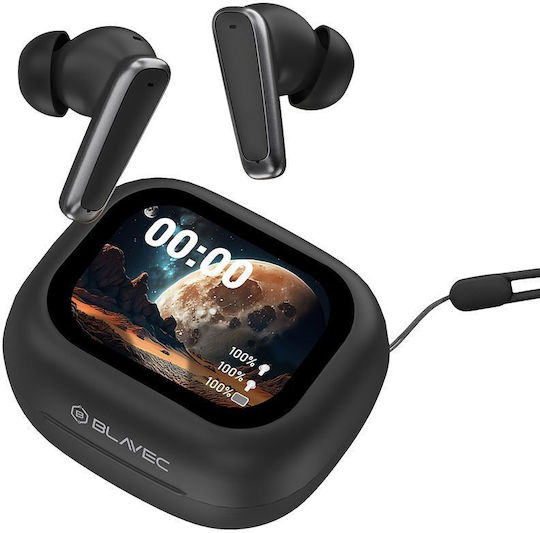 Blavec BW-07 Live In-ear Bluetooth Handsfree Earphones with Charging Case Black