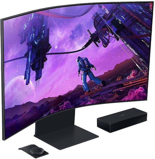 Samsung Odyssey Ark G97NB VA HDR Curved Gaming Monitor 55" 4K 3840x2160 165Hz with Response Time 1ms GTG