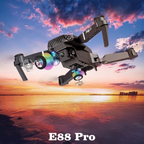 DLB E88 Pro RC Drone with 2K Camera and Controller Grey view 5