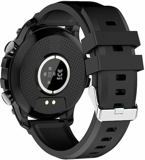 XO H32 46mm Smartwatch with Heart Rate Monitor (Black) view 5