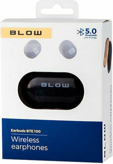 Blow BTE100 In-ear Bluetooth Handsfree Earphones with Charging Case Black view 4