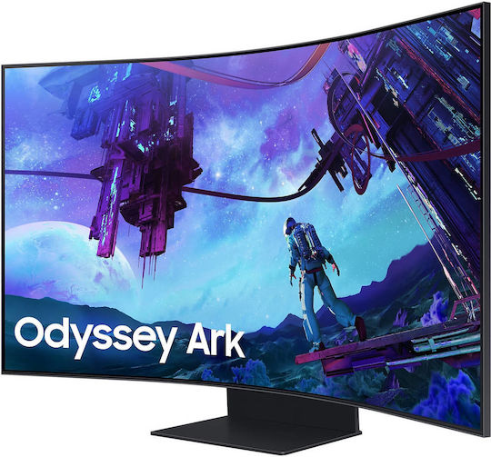 Samsung Odyssey Ark G97NC VA HDR Curved Gaming Monitor 55" 4K 3840x2160 165Hz with Response Time 1ms GTG view 2