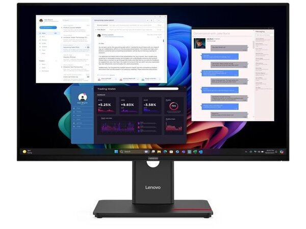 Lenovo ThinkVision T27UD-40 IPS Monitor 27" 4K 3840x2160 with Response Time 6ms GTG view 1