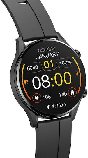 MaxCom FW54 Smartwatch with Heart Rate Monitor (Black) vista 4