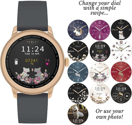Radley London Set Smartwatch (Grey / Gold) view 4