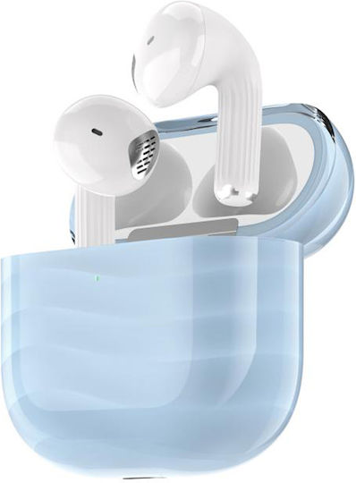 XO G41 Earbud Bluetooth Handsfree Earphones with Sweat Resistance and Charging Case Blue view 1