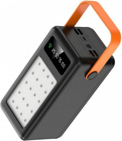 TR-958 Solar Power Bank 40000mAh 55W with 4 USB-A Ports Black view 5