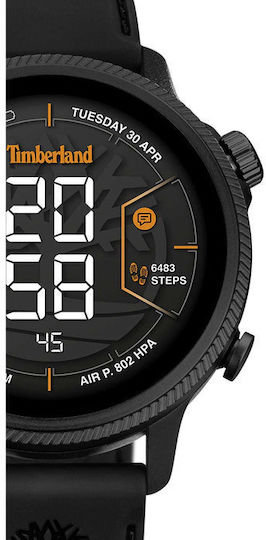 Timberland Trail Force S1 48mm Smartwatch with Heart Rate Monitor (Black) view 9