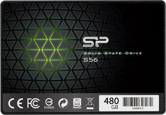 Silicon Power Slim S56 SSD 240GB 2.5'' Type With SATA III Connection SP240GBSS3S56B25