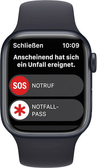 Apple Watch SE 2022 Cellular Aluminium 40mm Waterproof with eSIM and Heart Rate Monitor (Midnight with Midnight Sport Band) view 3