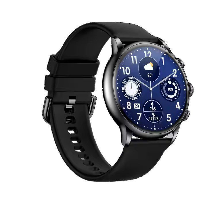 Unitek H26 Stainless Steel Smartwatch with Heart Rate Monitor Black view 2