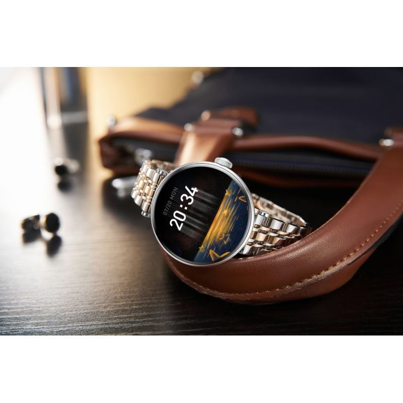 Smartwatch Gravity Gt26-5 1.27" 2 Straps Silver Gold Black vista 5