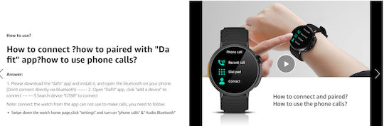 D&k Apel Bluetooth Hd Smartwatch 1.52” Amoled Water Resistant Voice Ai Assistant Gps Tracking Nfc Access Control 24/7 Smart Activity Tracker Hr/spo2 Monitor Black Silicone Strap view 4