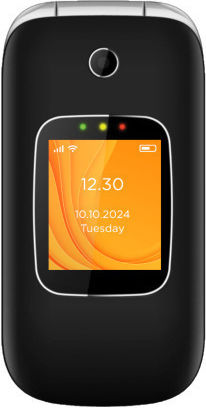 Egoboo Flip 4G Dual SIM Mobile with Large Buttons Black view 3