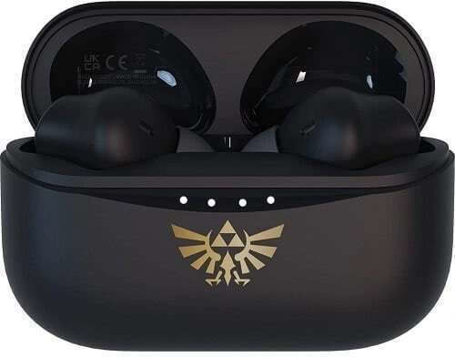 OTL Nintendo Legend of Zelda In-ear Bluetooth Handsfree Earphones with Charging Case Black vue 5