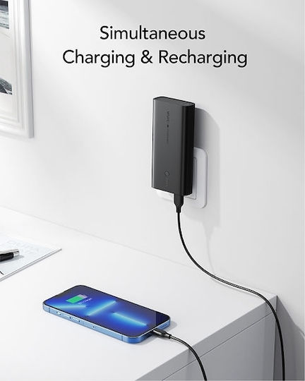 Vrurc W1146 Power Bank 10000mAh 20W with 2 USB-A Ports and USB-C Port Power Delivery / Quick Charge 3.0 Black view 7